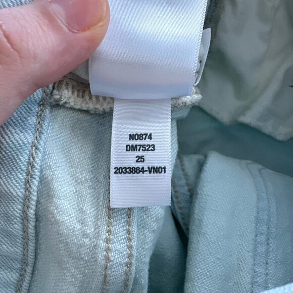 MADEWELL The Curvy Perfect Vintage Jean Chesthunt Wash Size 25 Light Wash - Picture 10 of 10